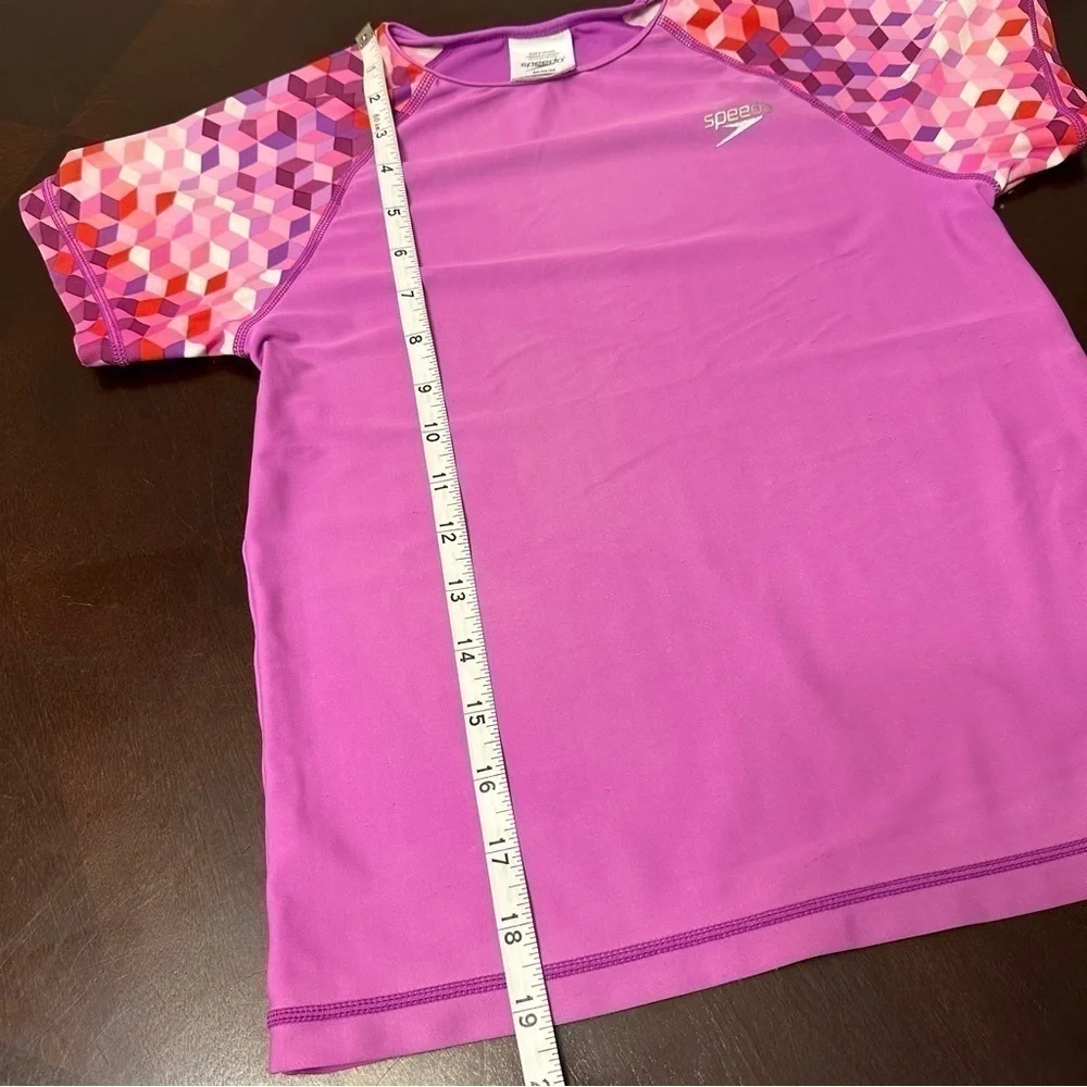 SPEEDO UV Block for kids Pink/Purple M Tee